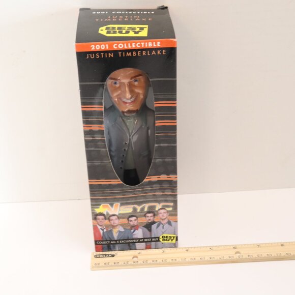 Nsync Bobble Head of Justin Tim in Box made in 2001 a Collectable - Picture 8 of 9